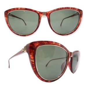 Christian Dior 1980’s Large Slight Cateye Sunglasses, Mod 2557, Made in Germany